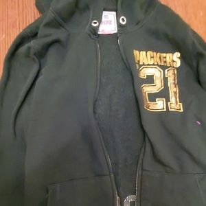 Packers zip up hoodie